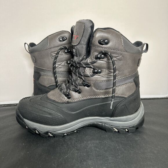 NORTIV8 Men\'s Snow Boots Insulated Waterproof Non-slip Winter Hiking Boots Sz. 7